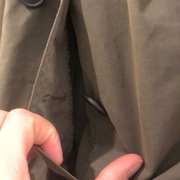 Zara woman army green trench - Picture 4 of 10